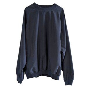 Reebok Golf Men's Navy Pullover Windbreaker, Large, Long Sleeve